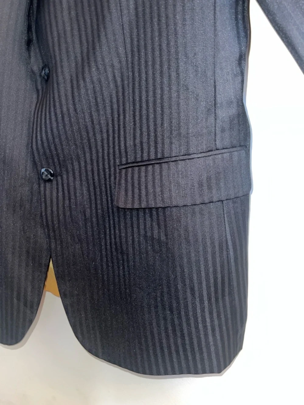 patroncito black pinstripe